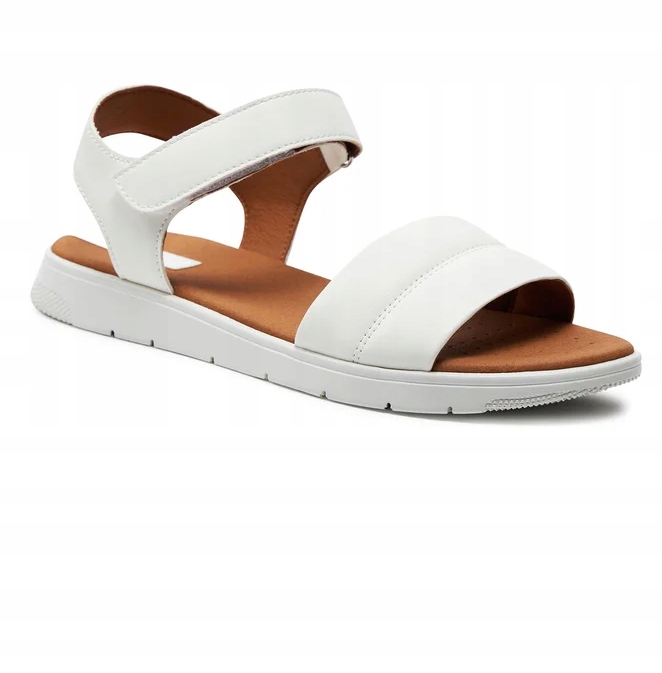 Geox Dandra Dámské Klasické Bílé Sandály 41 Žnb