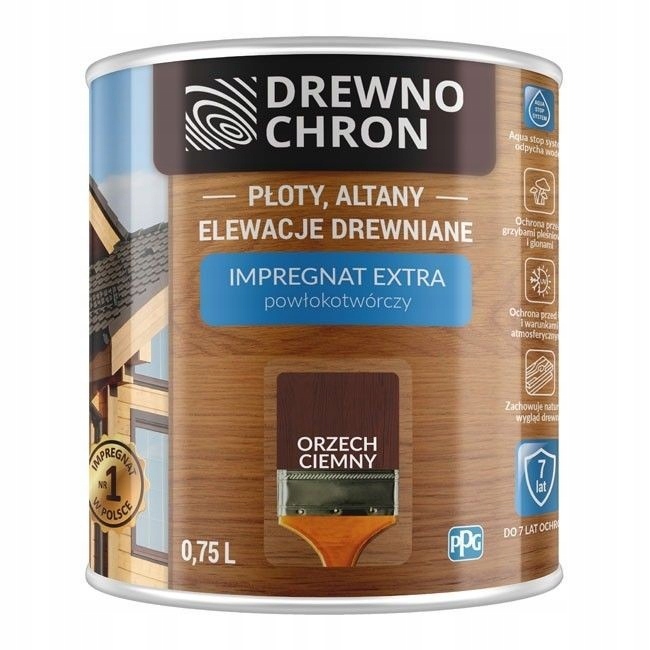 

Drewnochron Impregnat Extra 0,75l Orzech Ciemny