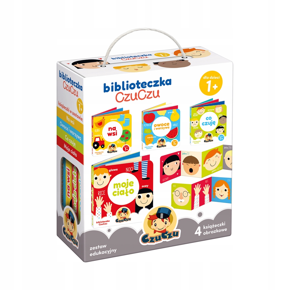 

Czuczu Biblioteczka Zestaw Edukacyjny 4 Książeczki
