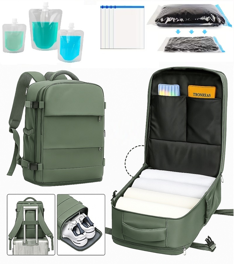 Plecak Kabinowy 40x30x20 Wodoodporny Bagaż do Samolotu Ryanair Wizzair