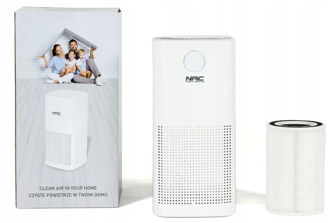 Oczyszczacz Powietrza Nac AP470-DN Filtr HEPA13 Sterowanie Wi-Fi Jonizacja