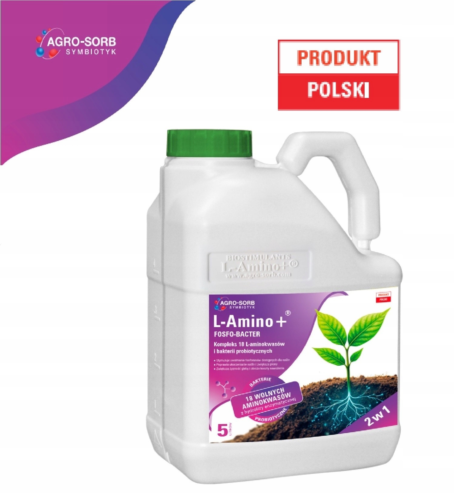 Agro-sorb Prírodné hnojivo L-amino+ Fosfo-bacter 18 Aminokyselín a Baktérie P