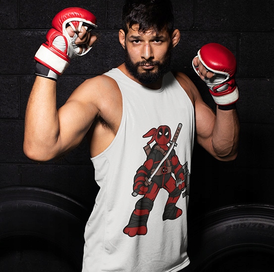 TANK TOP FILMOWE NINJA DEADPOOL Marka inna