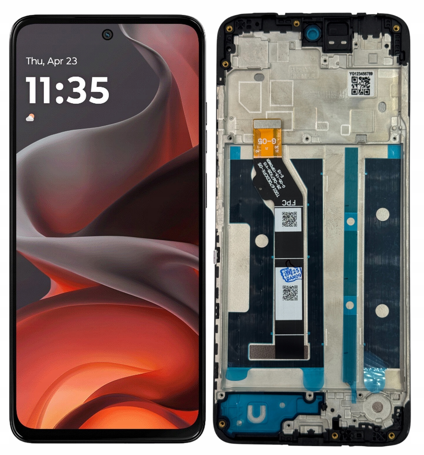 Displej Motorola Moto G15 G15 Power LCD Rámeček Dotyk Premium