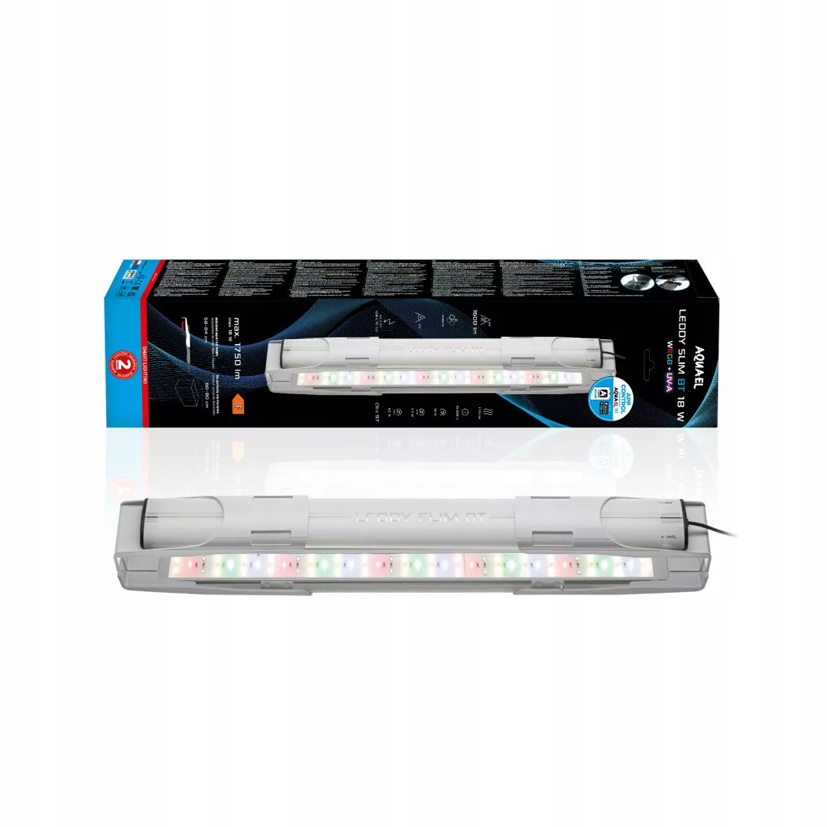 Aquael Leddy Slim Bt 18W Led osvětlení 560 bílé