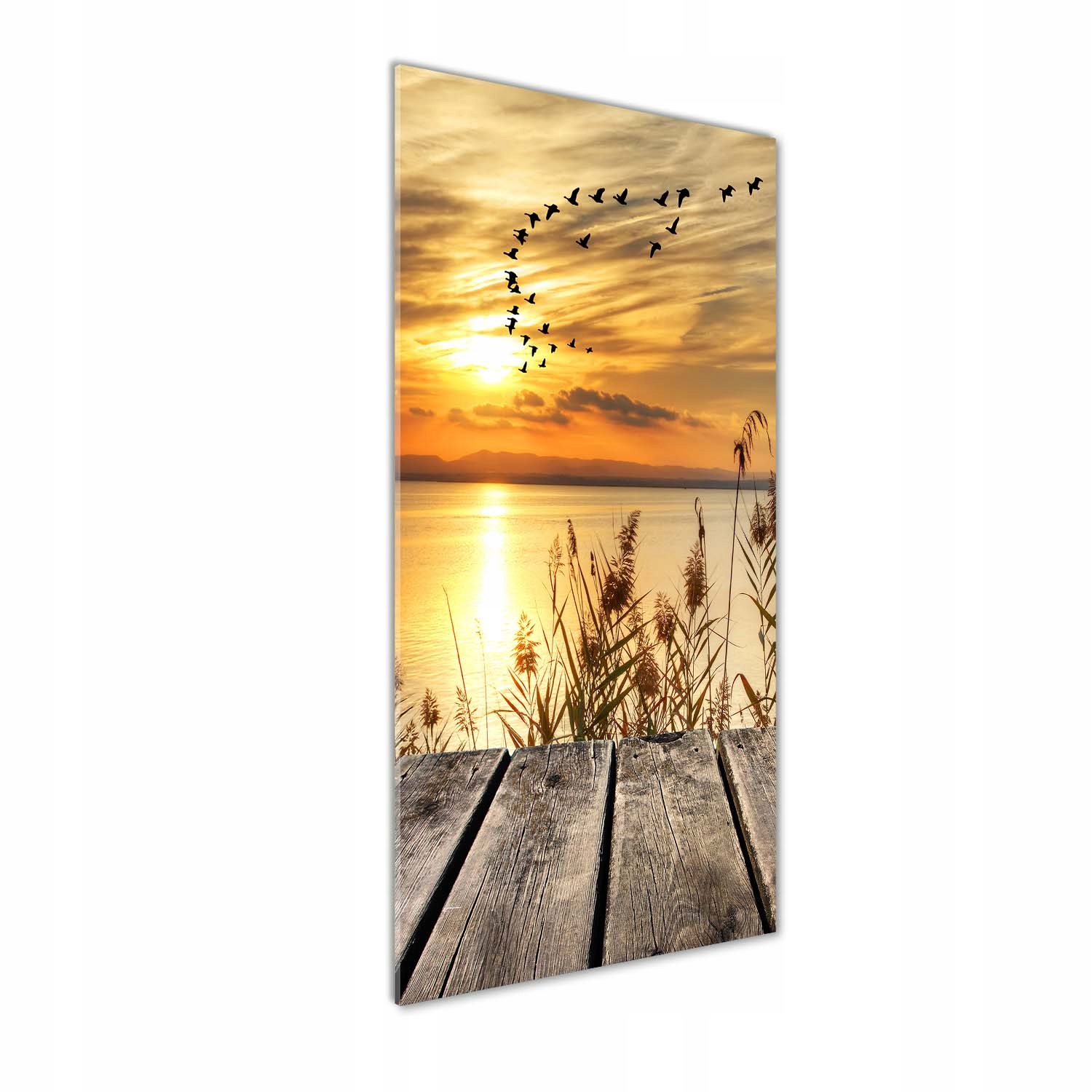 

Foto obraz szkło hartowane Zachód słońca 50x125 cm