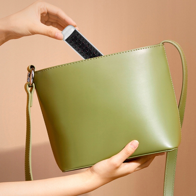 PROSTOWNICA DO PROSTUJĄCA WŁOSÓW CERAMICZNA USB TURYSTYKA PRZENOŚNY MINI Kolor dominujący biały