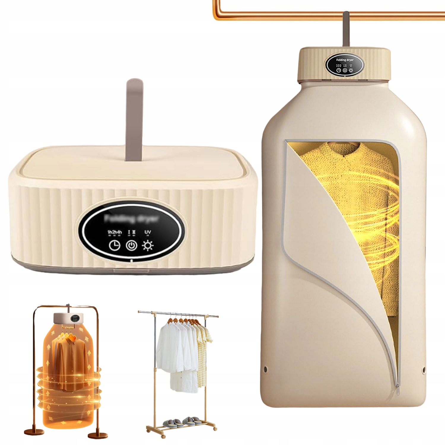 Levně Sušák 600 W S Regulací Rychlosti A Časovačem 4H, Tichá, 45 Db