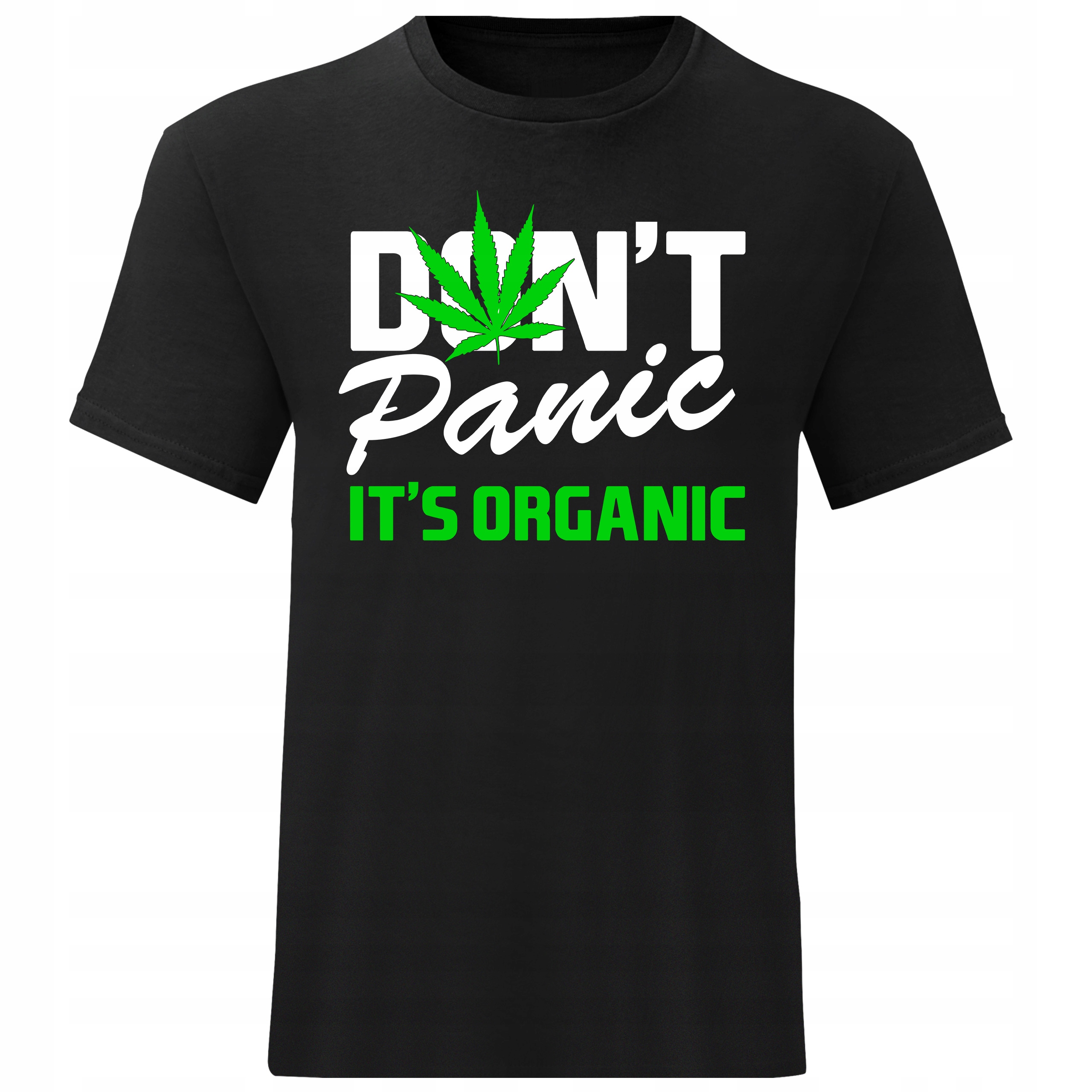 

Męski T-shirt Koszulka Dont Panic Its Organic L