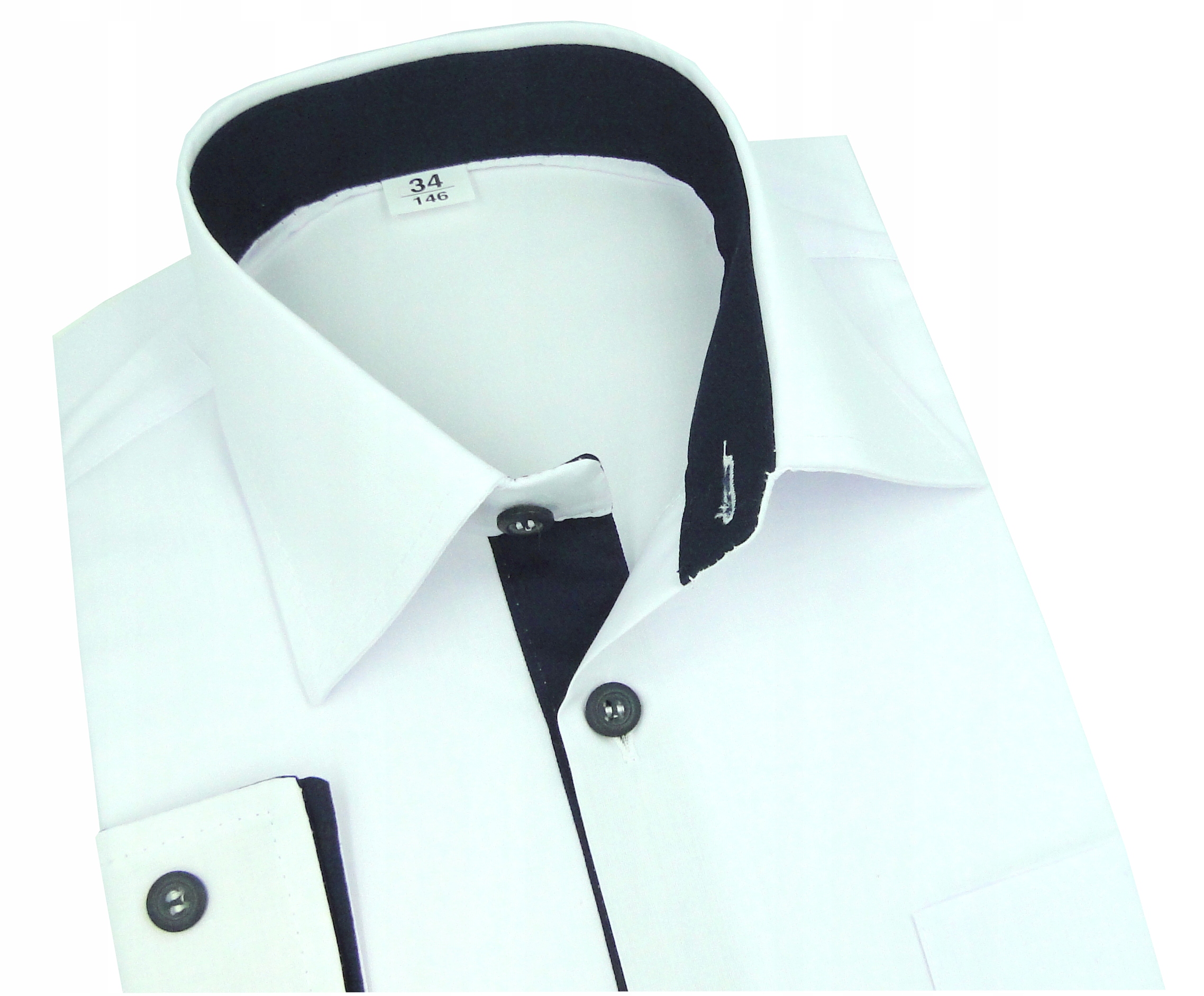 Koszula chłopięca biała długi rękaw polska 32 134 Wiek dziecka 8 lat +