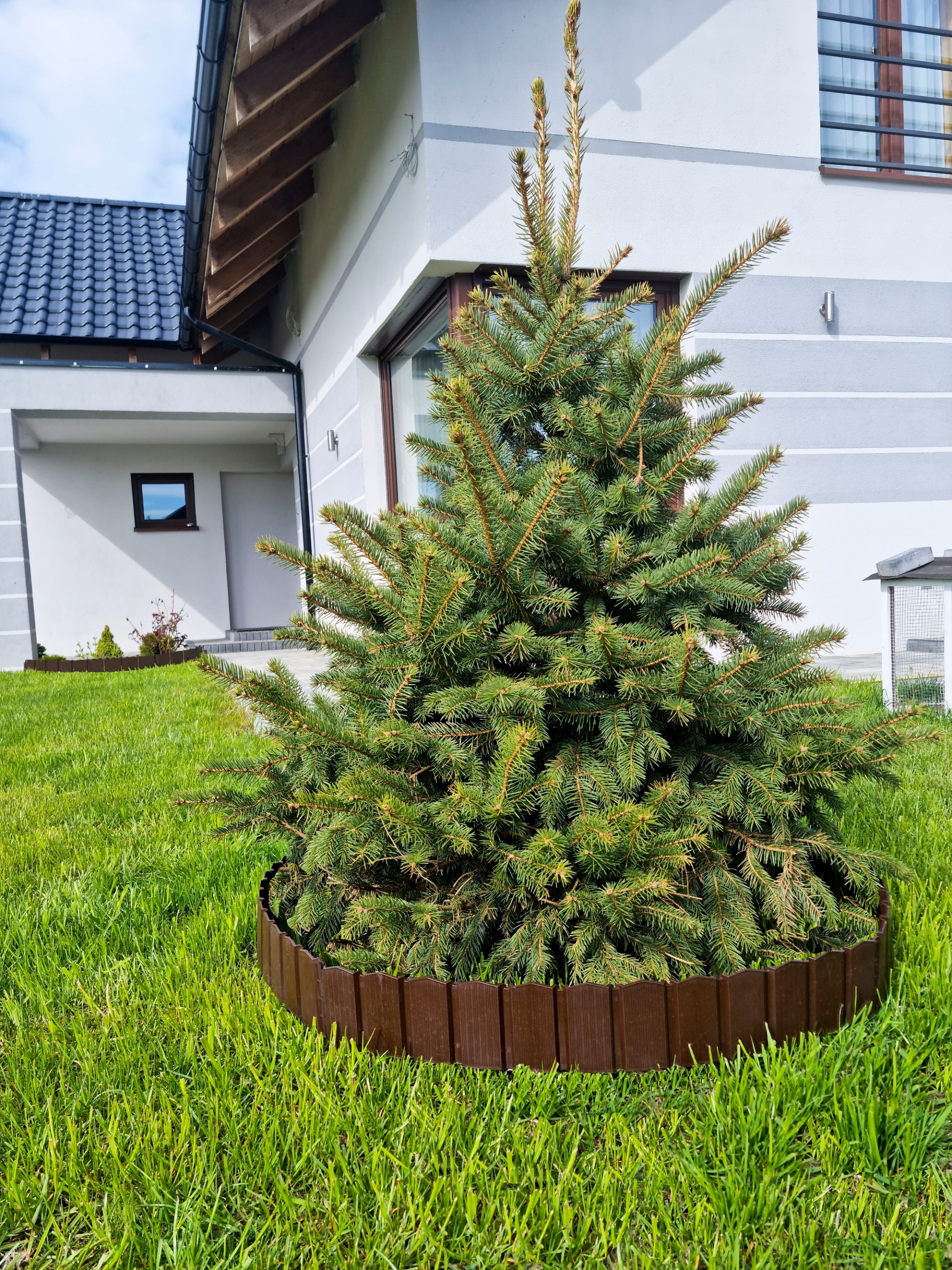 Palisada Płotek Ogrodowa Plastikowa Obrzeże ANTRACYT GRAFIT Eko BORDER Kolor inny