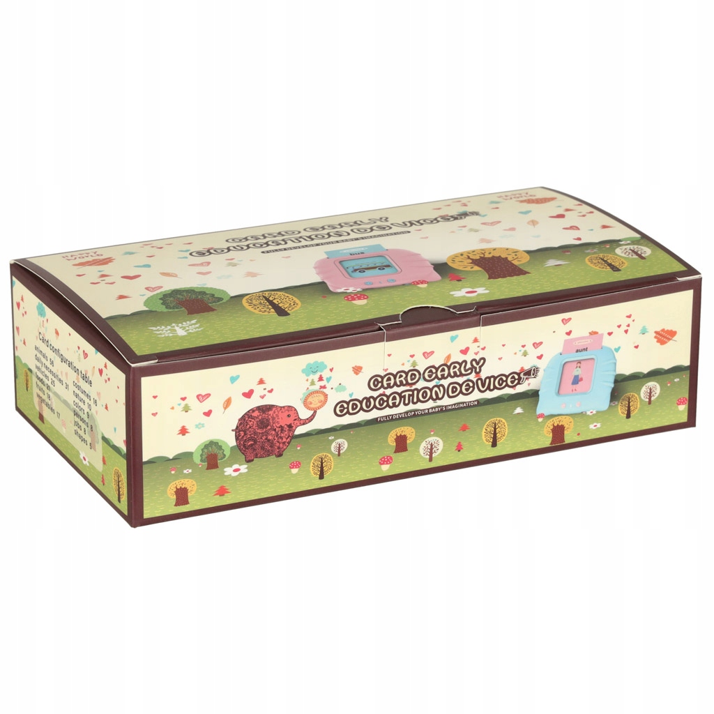 NAUKA ANGIELSKIEGO 112 FISZEK INTERAKTYWNA ZABAWKA EDUKACYJNA 224 SŁÓWEK Wysokość produktu 9 cm