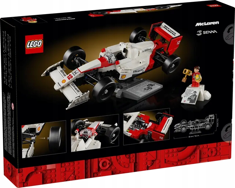 Lego Icons 10330 McLaren MP4/4 a Ayrton Senna Sada kostek