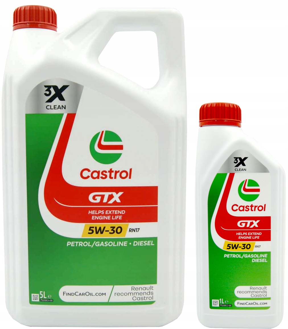 Olej Silnikowy Castrol Gtx 5W30 RN17 Renault 6L