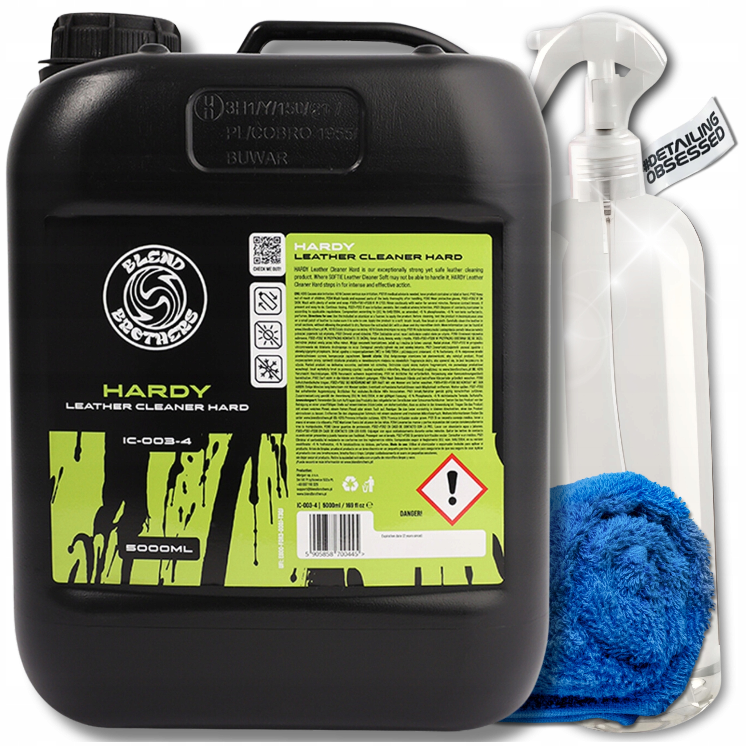 Blend Brothers Hardy Leather Cleaner Hard 5000 ml čistiaci prostriedok na kožu