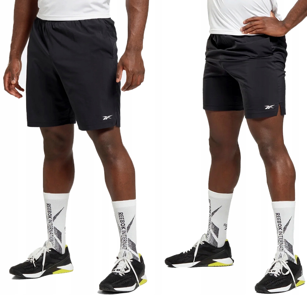 Reebok Krótkie Spodenki Męskie Treningowe Termoaktywne Na Siłownię M