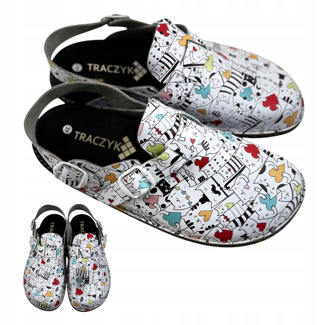 Anatomické Sandály Nazouváky Profilované Kočky Přírodní Kůže Fusbet vel. 40