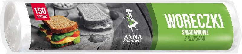 

Woreczki śniadaniowe torebki 150szt Anna Zaradna