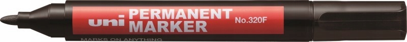

Marker permanentny Uni 320 czarny końcówka okrągła