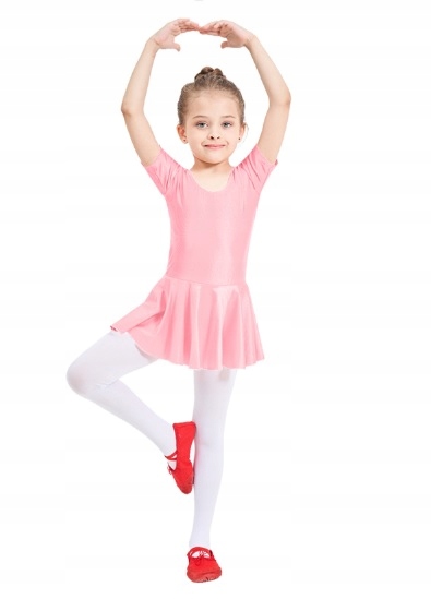 R205XL* Sukienka Body Balet Taniec Róż 104/110 Marka Inna marka