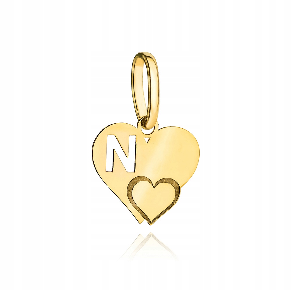Zlatý Přívěšek Přívěsek N Srdce 585 Gravírování Bonus