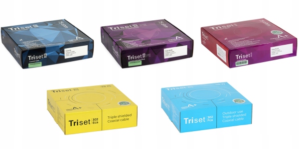 Wtyk antenowy kompresyjny IEC TRISET MASTER 10szt. Montaż kompresyjny