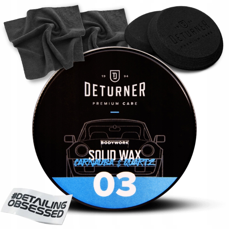 Deturner Solid Wax Carnauba&Quartz twardy wosk
