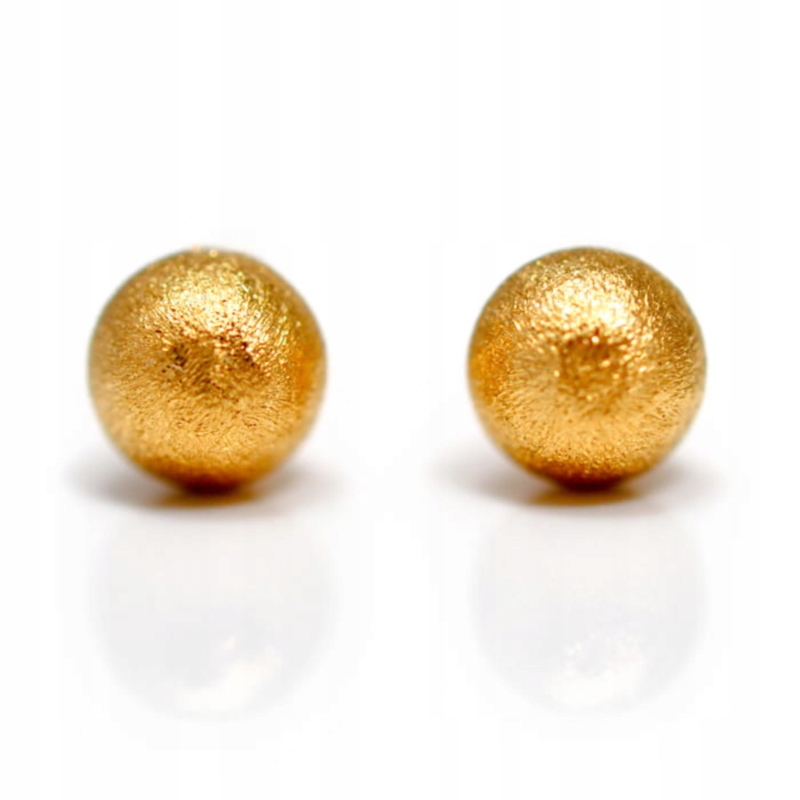 Zlaté saténové kuličky 4 mm