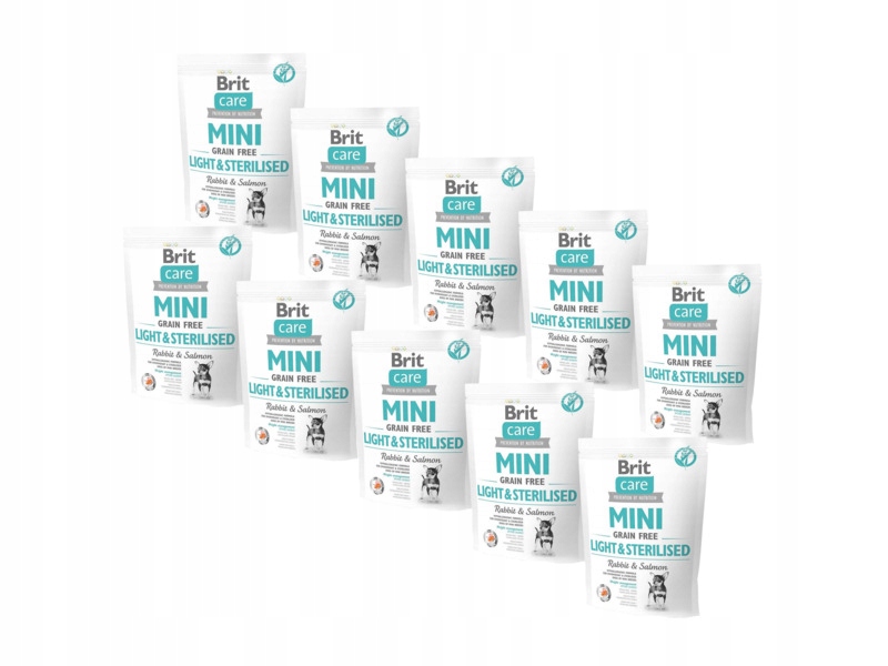 Karma dla psa Brit Care Mini Light & Sterilised Królik 10x400g