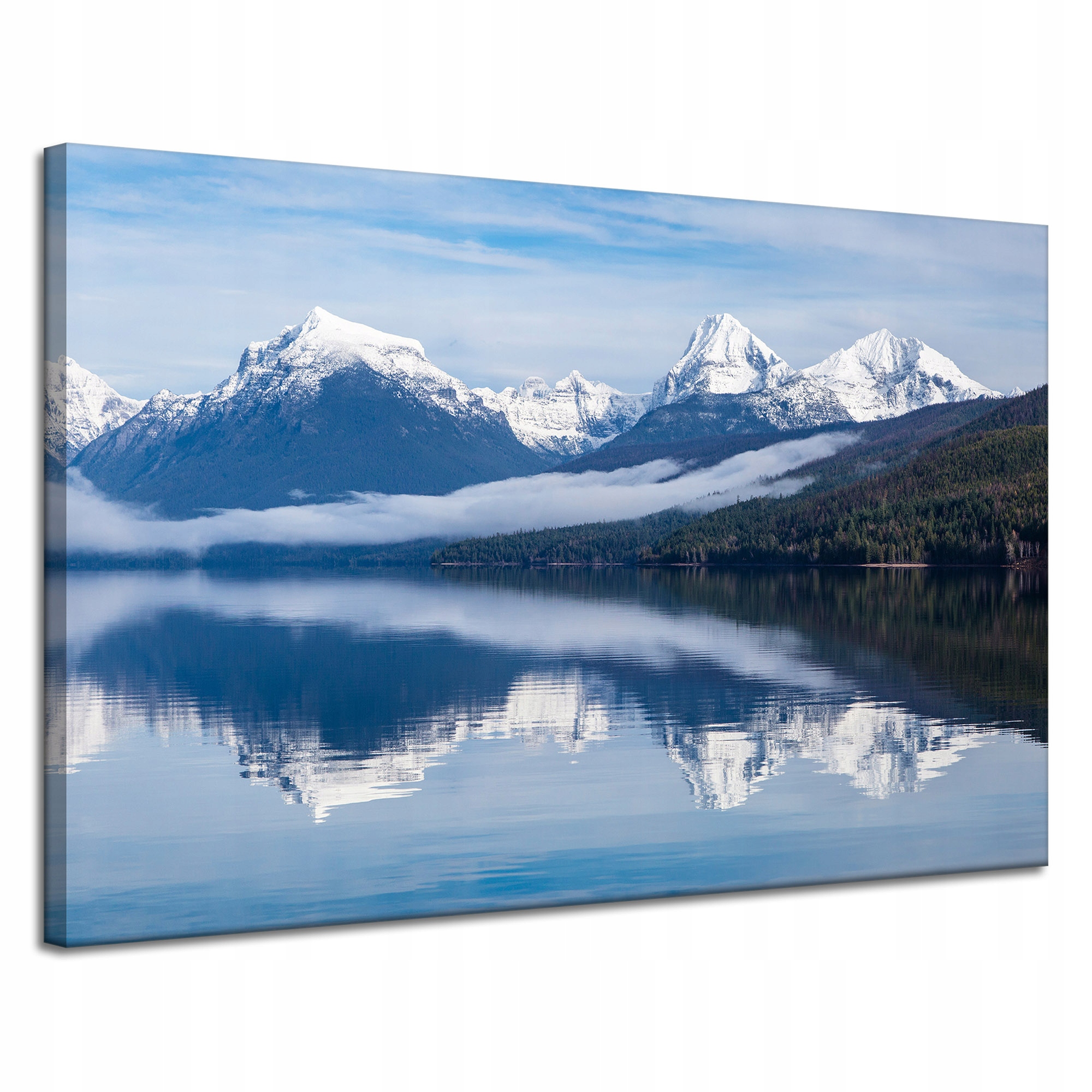 Obraz Canvas Příroda Jezero Hory Panorama 120x80 cm