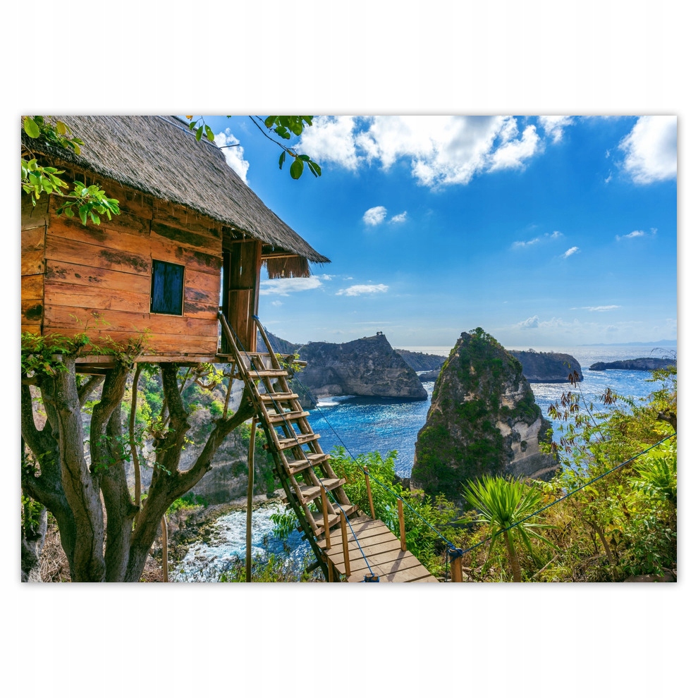 

Plakaty 70x50 Domek na drzewie Morze