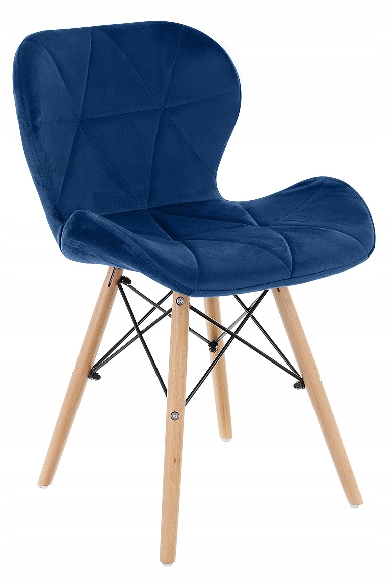 

Krzesło Milano Design Dsw Granat Welurowe