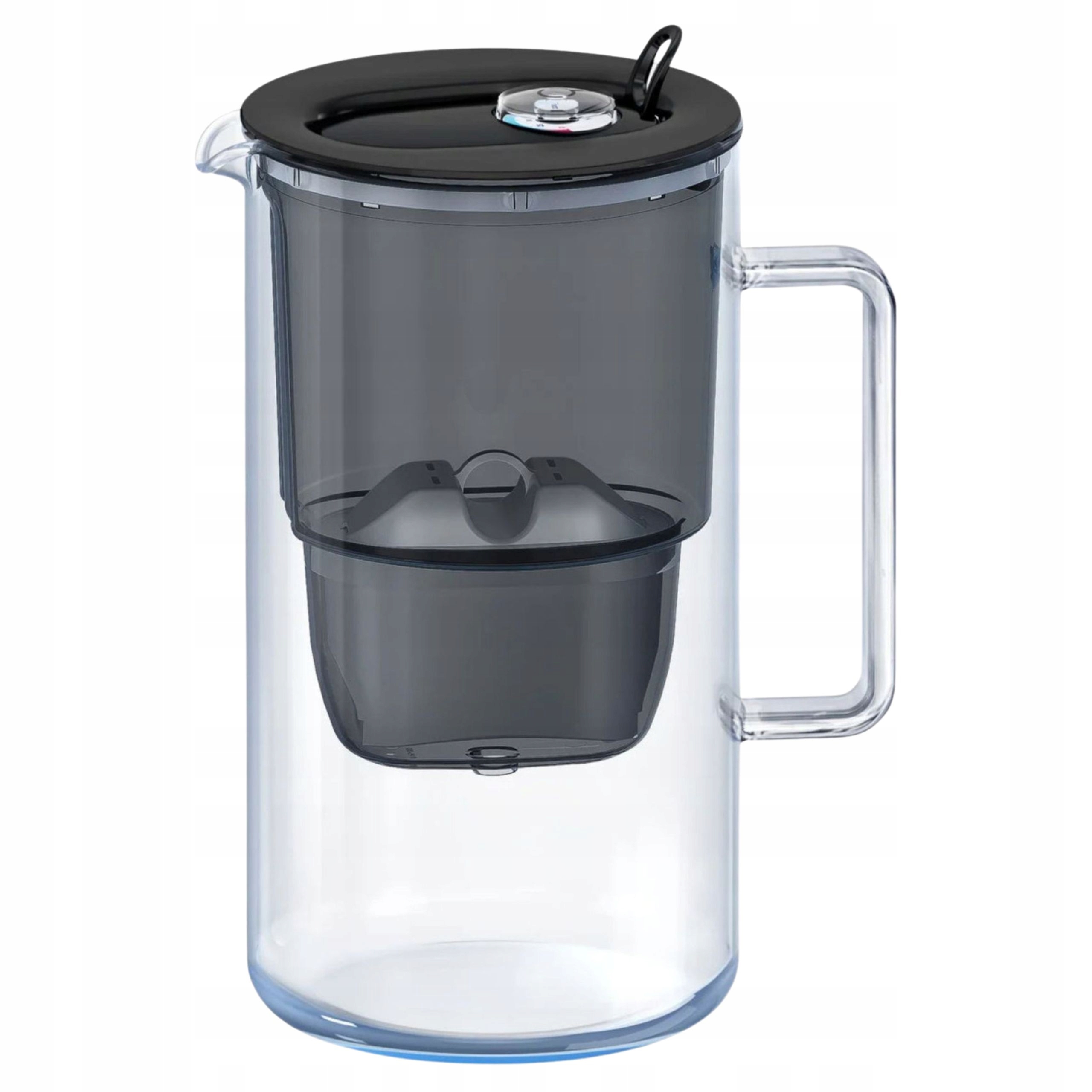 Skleněná filtrační konvice na vodu Aquaphor Glass černá filtr Maxfor Mg