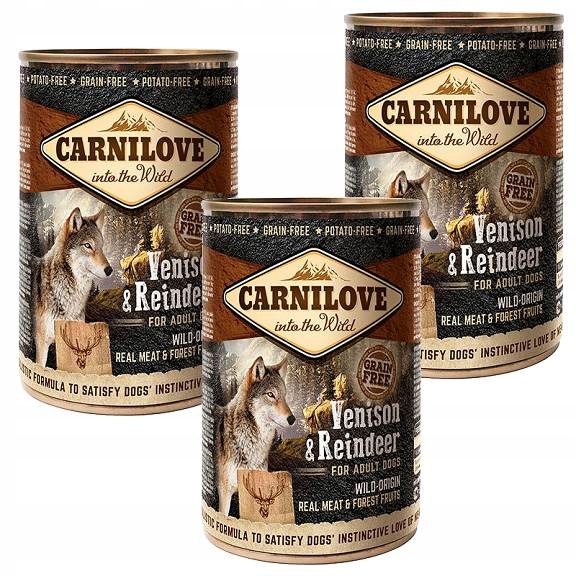 Carnilove Karma Z Dziczyzną I Reniferem 6x400g