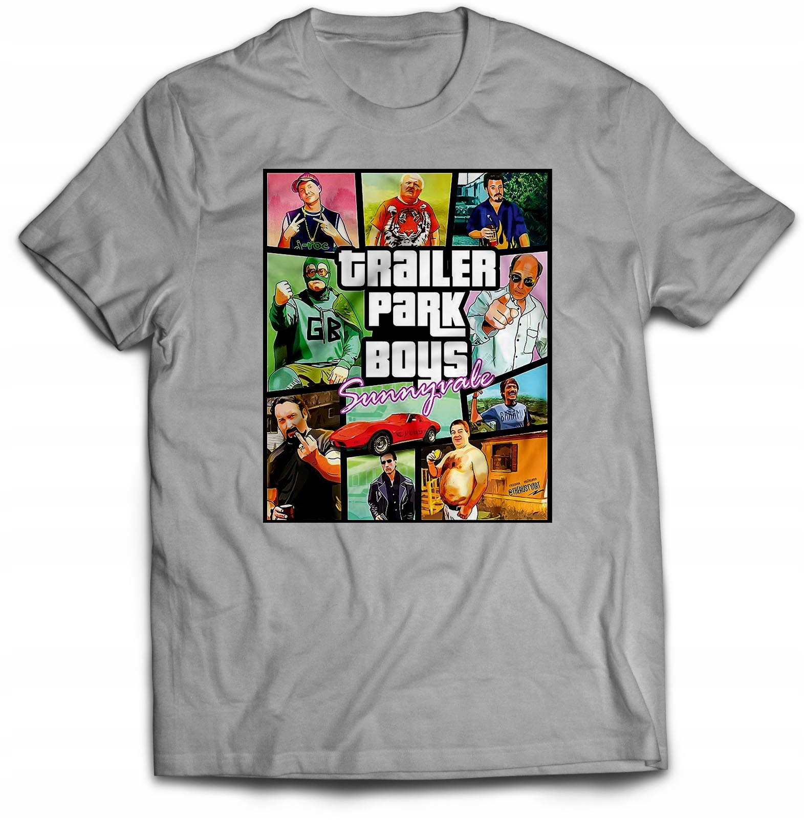 

Koszulka męska Chłopaki Baraki Gta szara r.L