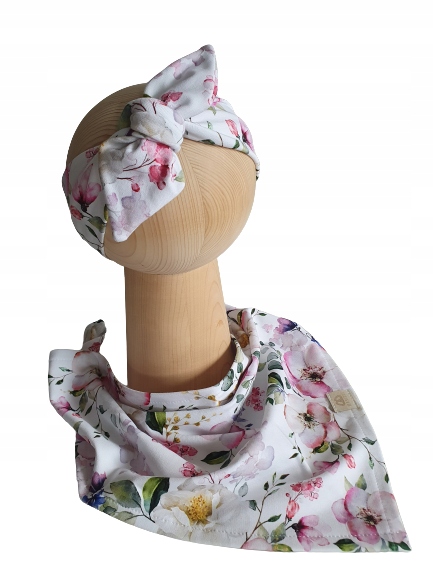 

Zestaw Opaska Pin Up + Chusta Kwiaty 44-47cm