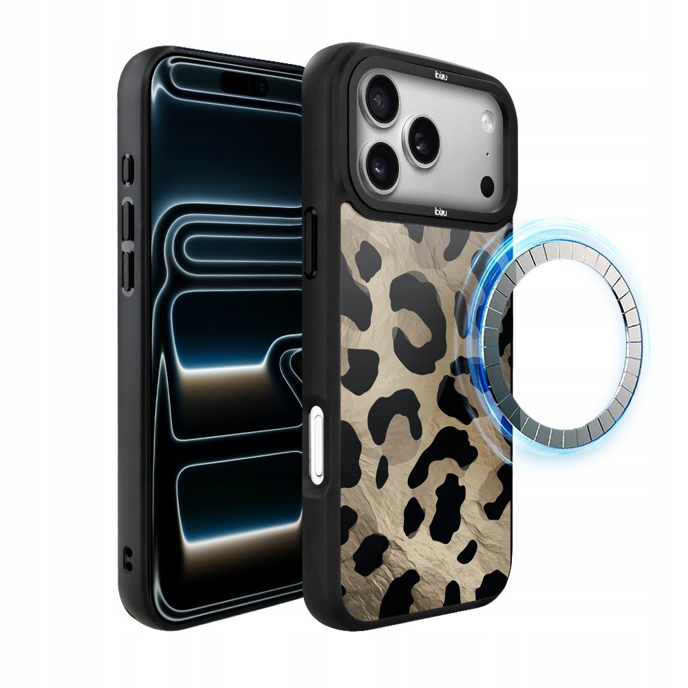 Pouzdro Ibizu DropGuard Matné s MagSafe pro iPhone 17 Pro Max, barva Wild Leopard