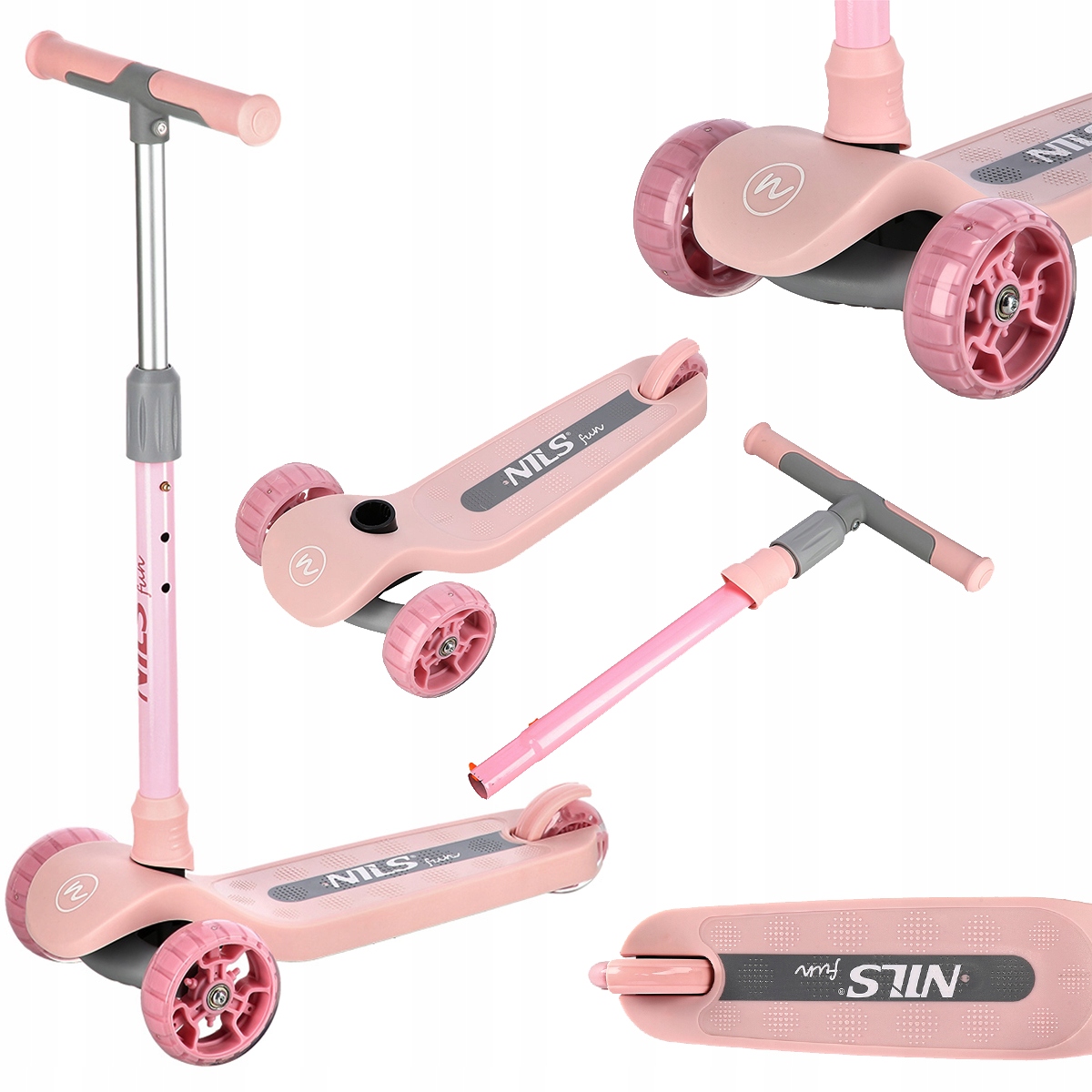 HULAJNOGA DLA DZIECKA SKŁADANA ŚWIECĄCE KÓŁKA LED Stan opakowania oryginalne