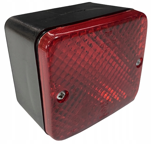 LAMPA PRZECIWMGIELNA TYLNA PRZECIWMGŁOWA DO PRZYCZEPY CZERWONA UNIWERSALNA