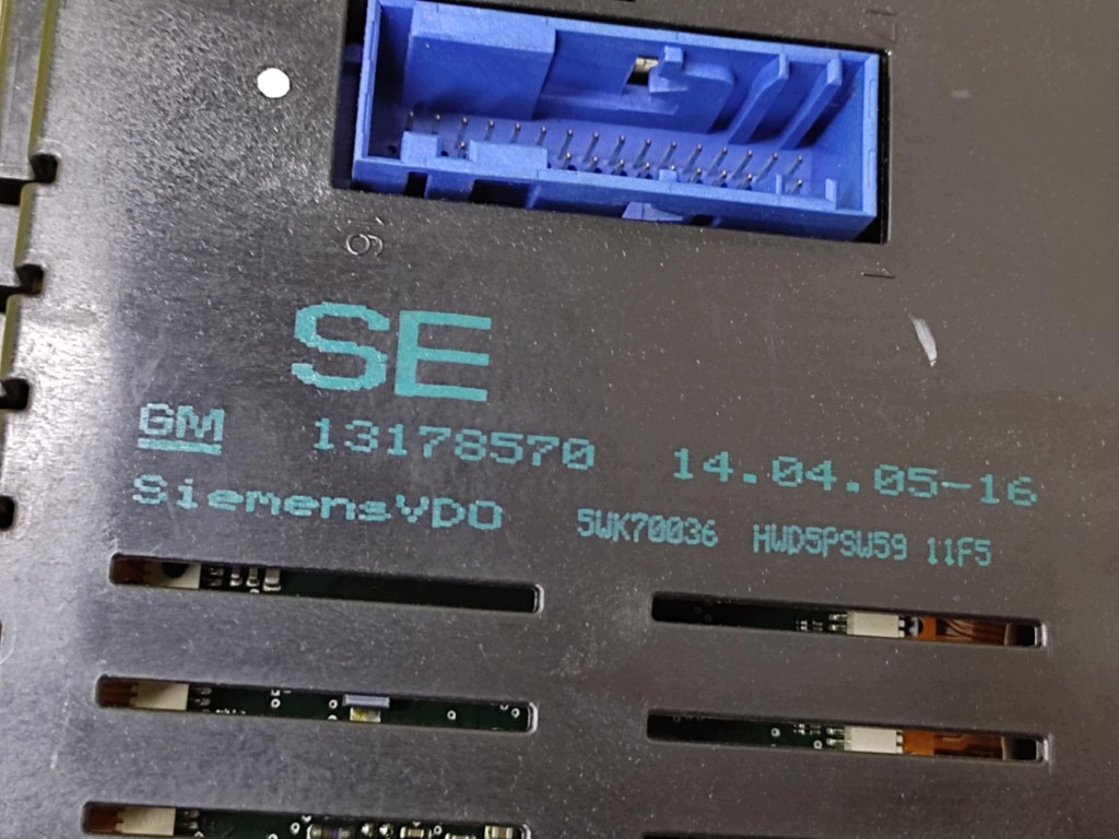 OPEL ASTRA H display 13178570