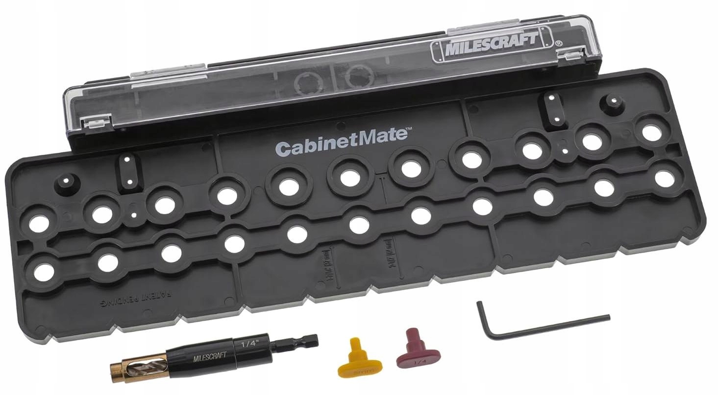 Šablona pro vrtání otvorů pod police Milescraft CabinetMate