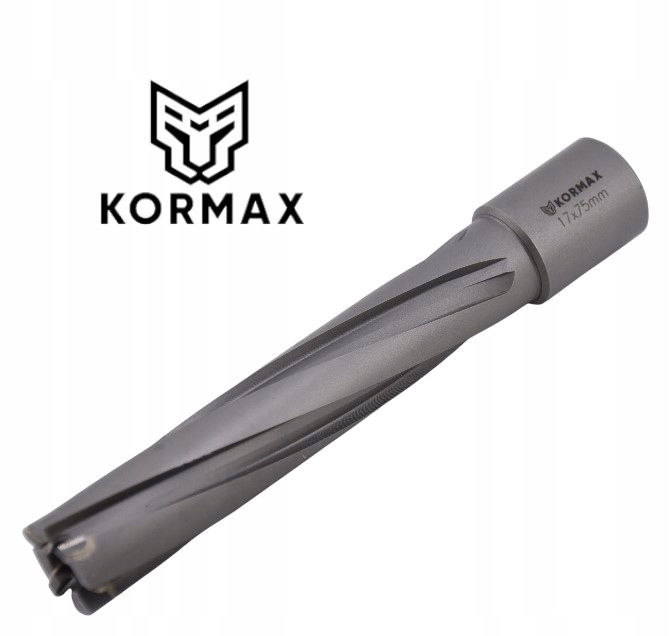 Trepanační fréza s karbidem 18 x 75 mm vrták 18 x 75 Weldon Kormax