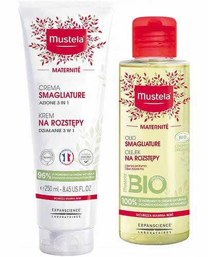 

Mustela Maternite Zestaw Krem Olejek na rozstępy
