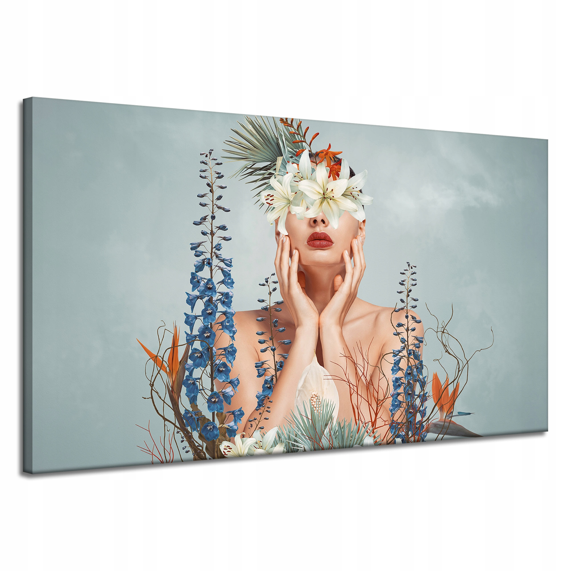 Obraz na plátně Různé Květiny Žena Příroda 120x70 cm