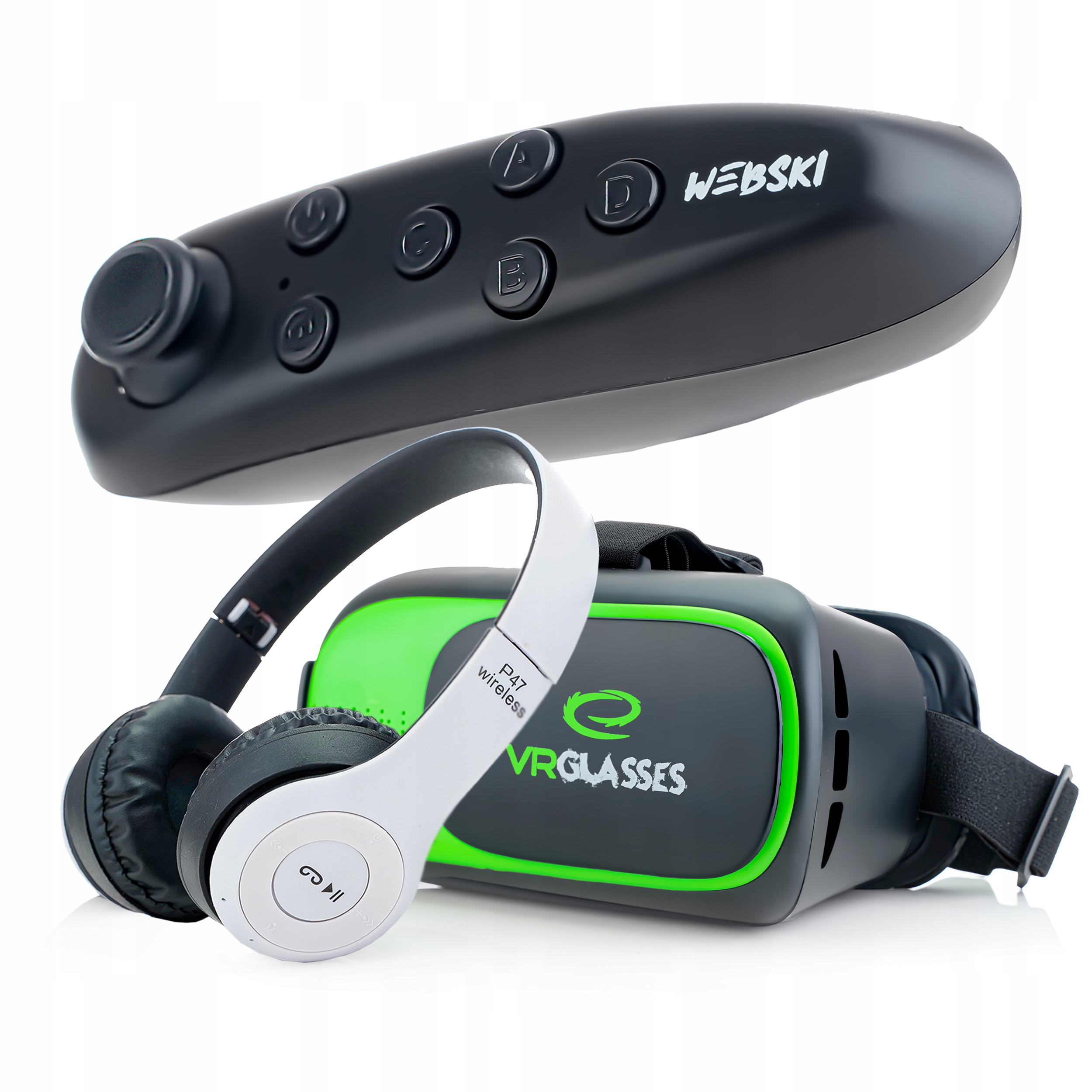 OKULARY GOGLE 3D VR 360 2.0 VIRTUAL REALITY+ PAD WIRTUALNA RZECZWISTOŚĆ