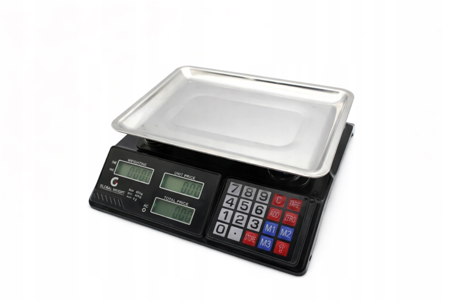 Elektronická Prodejní Váha 40 kg S Funkcí Počítání Ceny