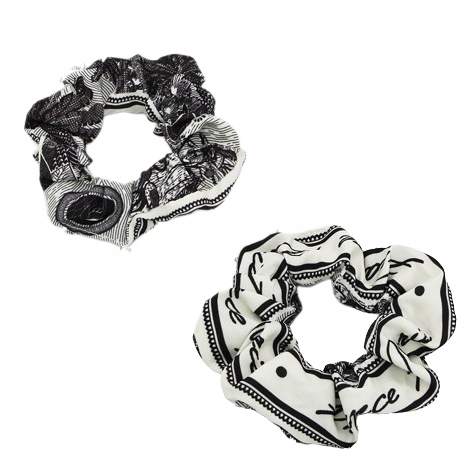 

Gumka do włosów duża Scrunchie Dwustronna