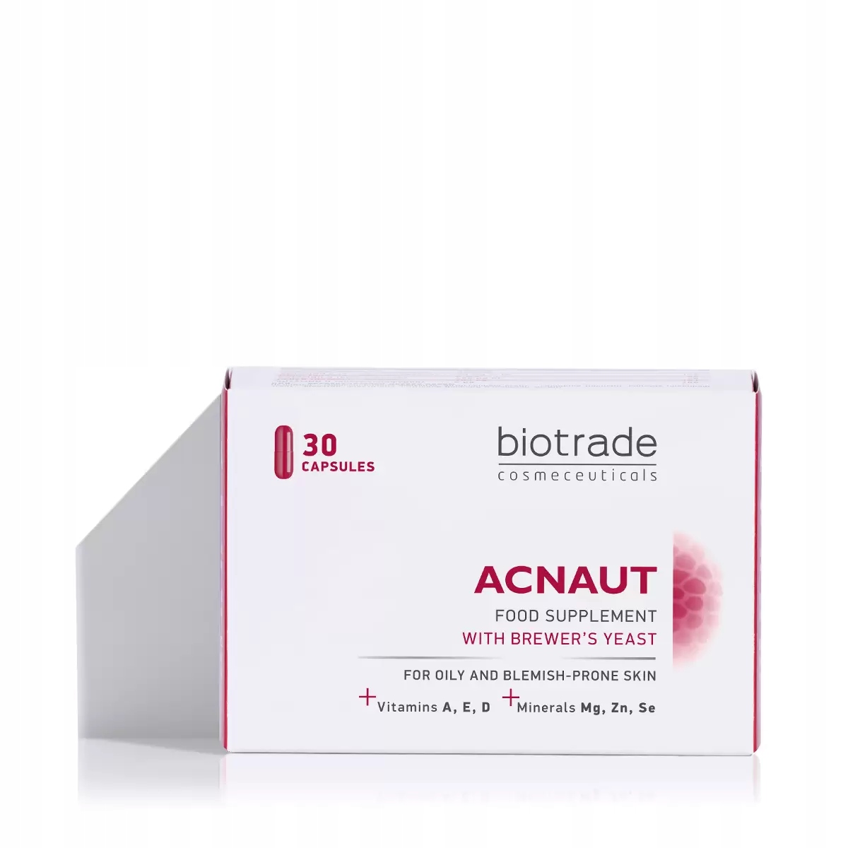 Biotrade acnaut пищевая добавка 30 капсул