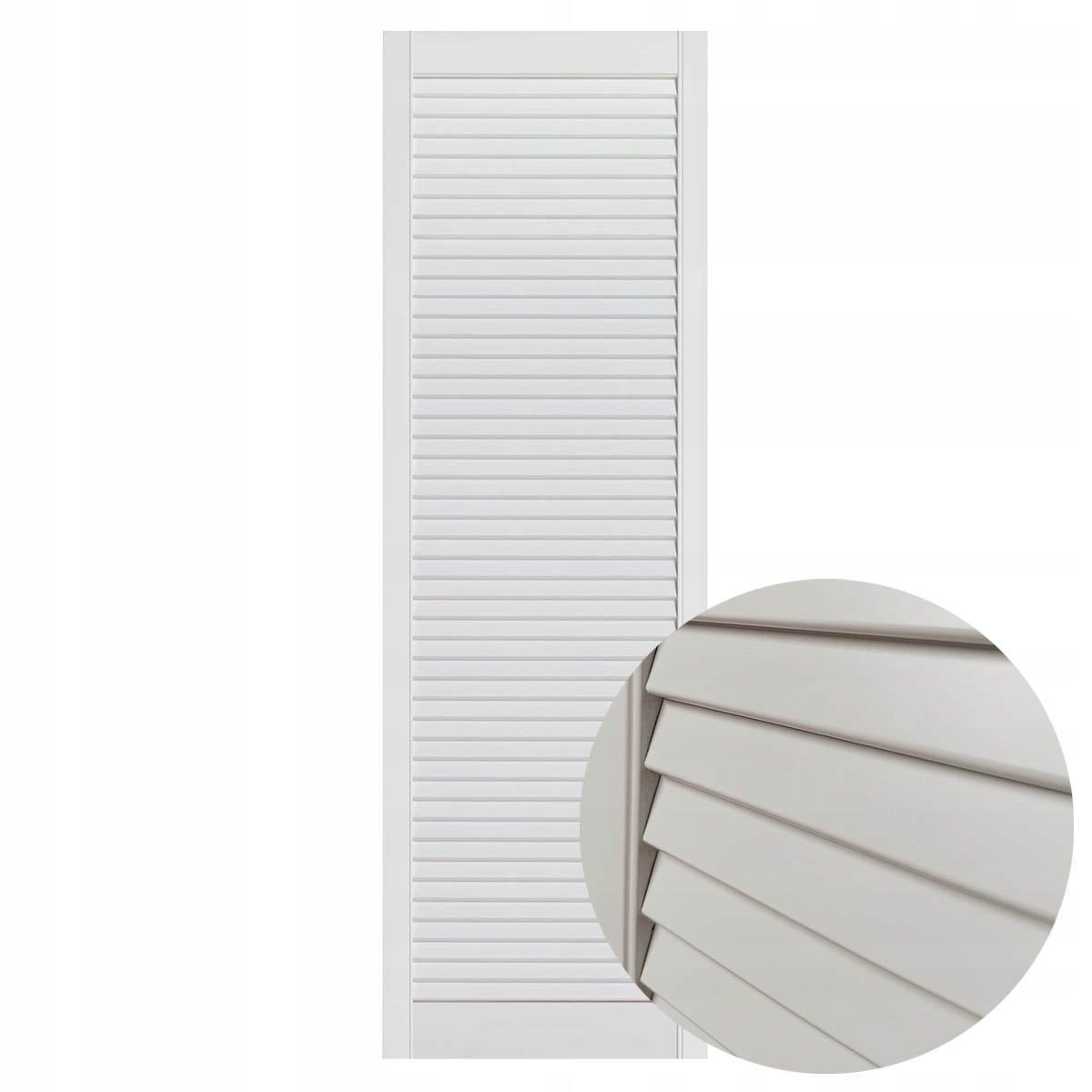 Drzwiczki ażurowe białe 44,4x140,6cm diy front drewniane do szafy garderoby