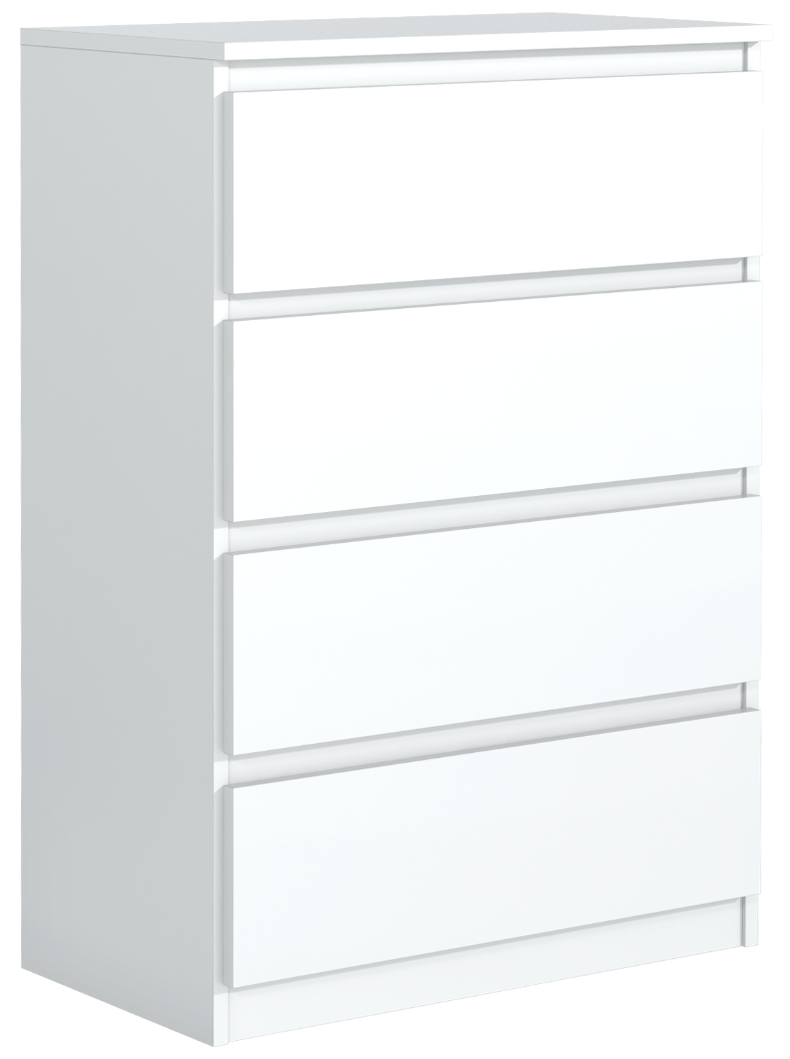 POJEMNA KOMODA 4 SZUFLADY BIAŁA OD PRODUCENTA!